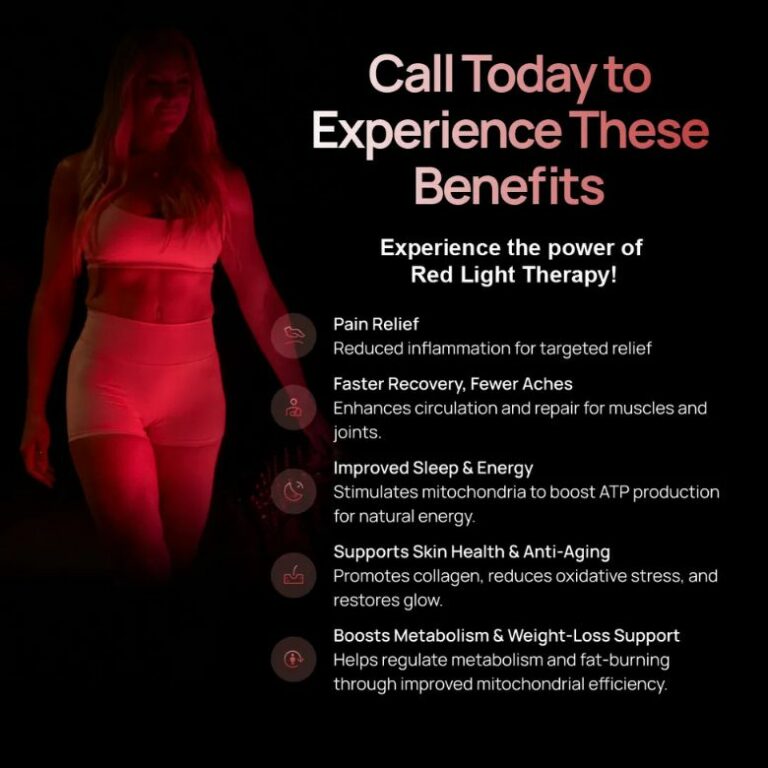 Experience Red Light Benefits