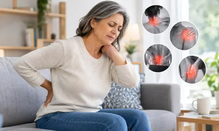 Older adult experiencing chronic joint pain and stiffness